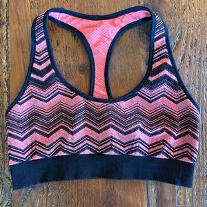 Lululemon Ebb & Flow Reversible Sports Bra Possible Size 8?  Orange and Black
